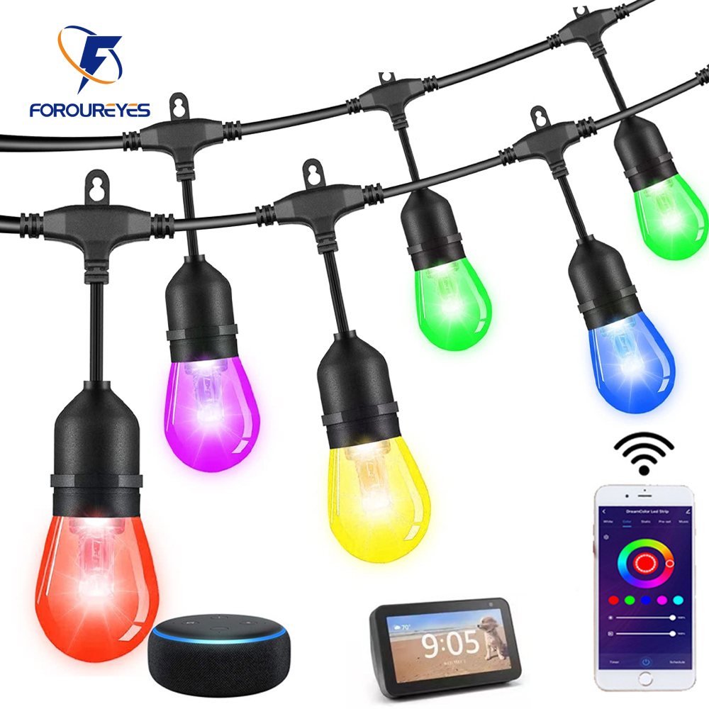 Smart Garden Festoon Lights - WiFi Tuya Smart RGB LED String