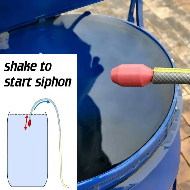 Smart Garden Hose - Self-Priming Siphon Pump For Water-Manual Shake