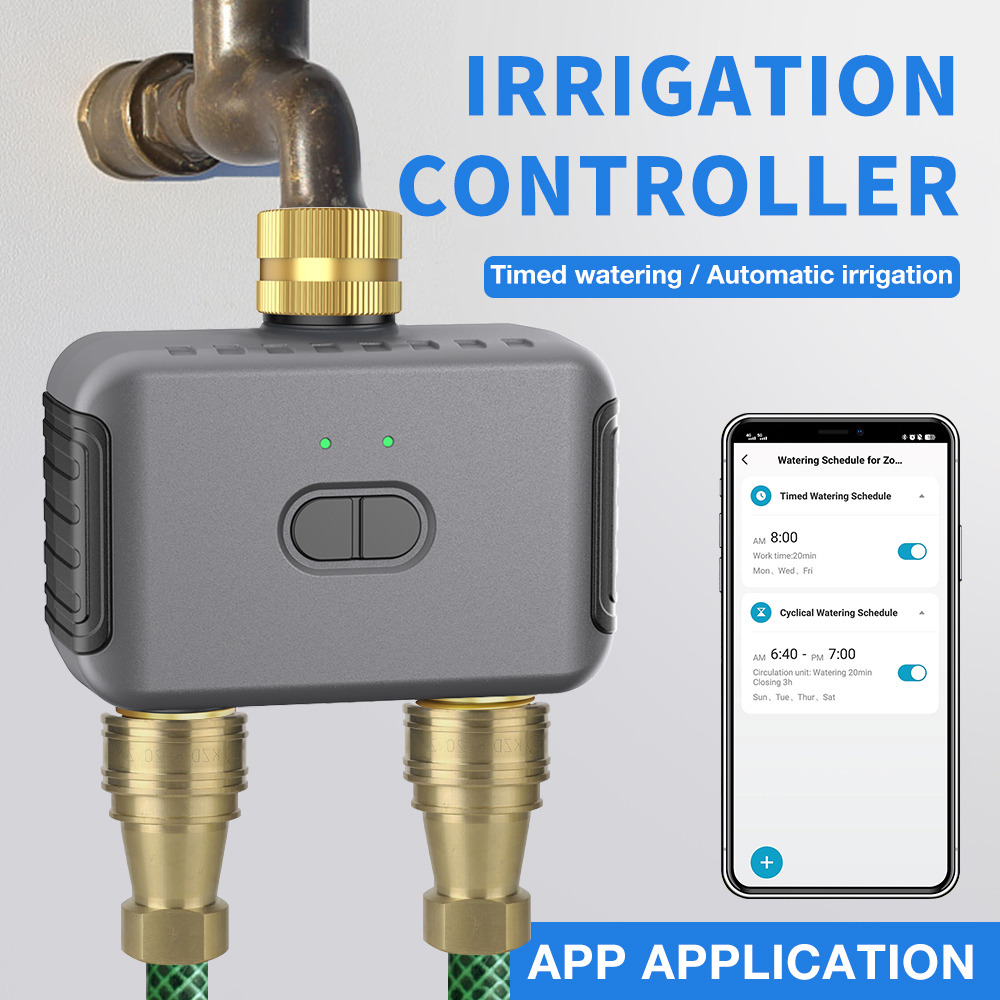 Smart Garden Keeper - Tuya 2 Zone Watering Timer Garden