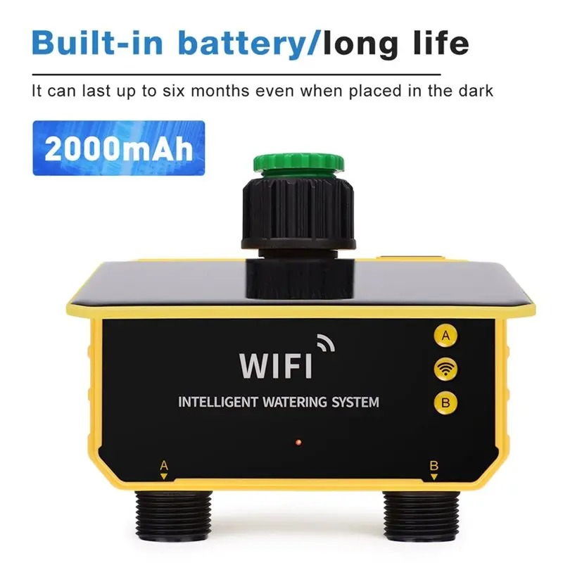 1/2 Outlets WIFI Solar Irrigat - огляд і ціна Wifi Irrigation Timer