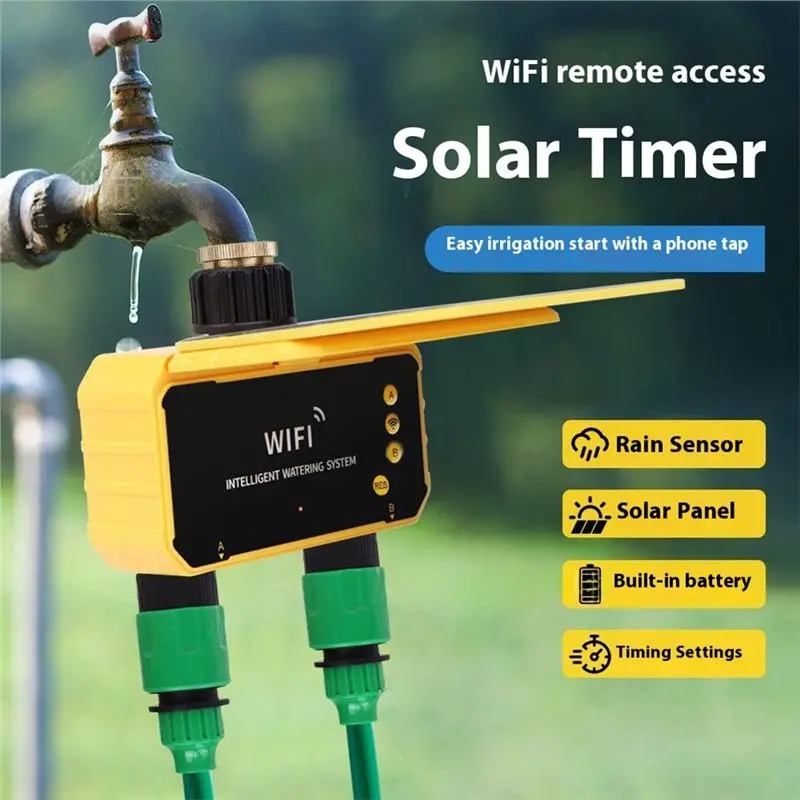 1/2 Outlets WIFI Solar Irrigat - огляд і ціна Wifi Irrigation Timer
