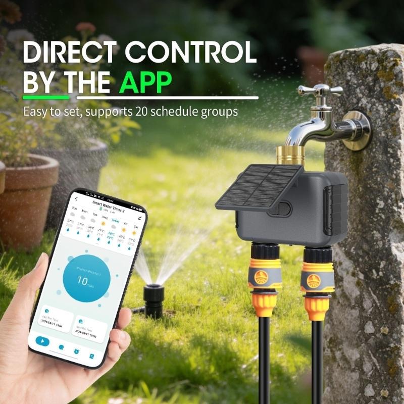 2-Zone Solar Water Timer with  - огляд і ціна Wifi Irrigation Timer