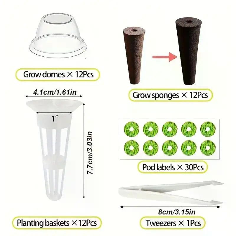 67pcs Seed Pod Kit For Aerogar - огляд і ціна Aerogarden Seed Pod