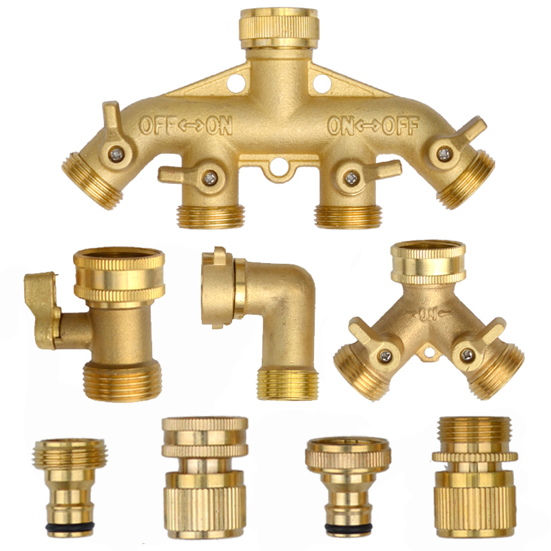 Heavy Duty Brass 1-2-4 way Spl - огляд і ціна Smart Garden Hose Valve