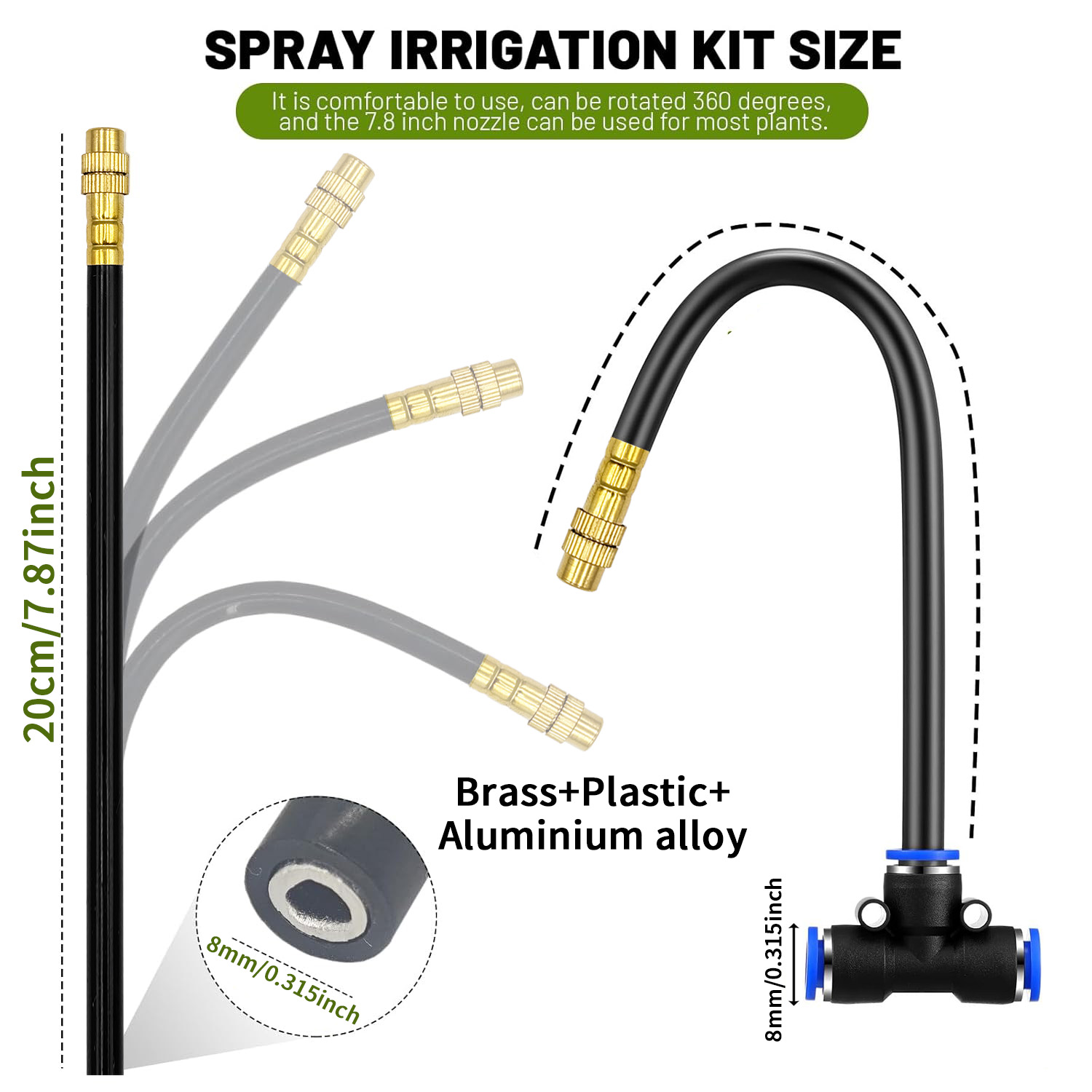 Garden 5/8mm PE Hose Sprayer K - огляд і ціна Smart Garden Hose
