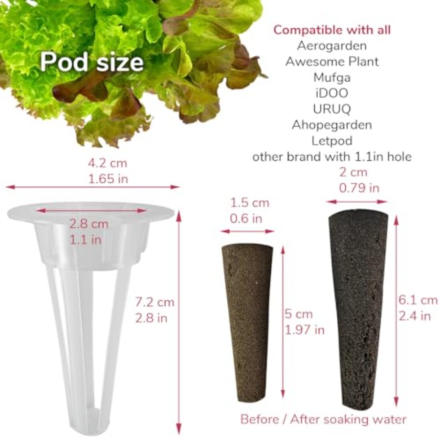 20-pod Seed Kit Lettuce Salad  - огляд і ціна Aerogarden Seed Pod