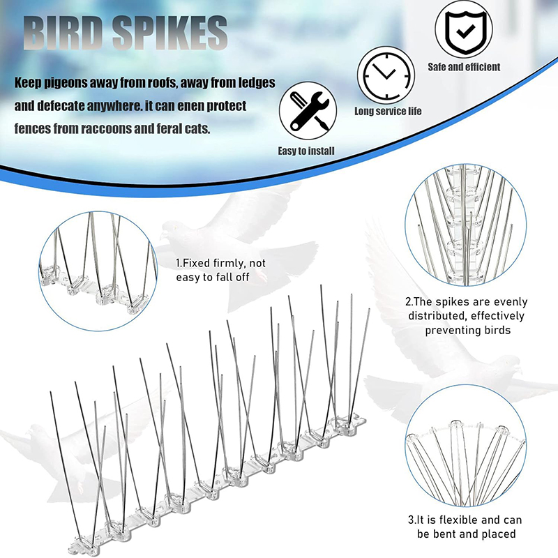 Stainless Steel Bird Spikes 2P - огляд і ціна Smart Garden Fence