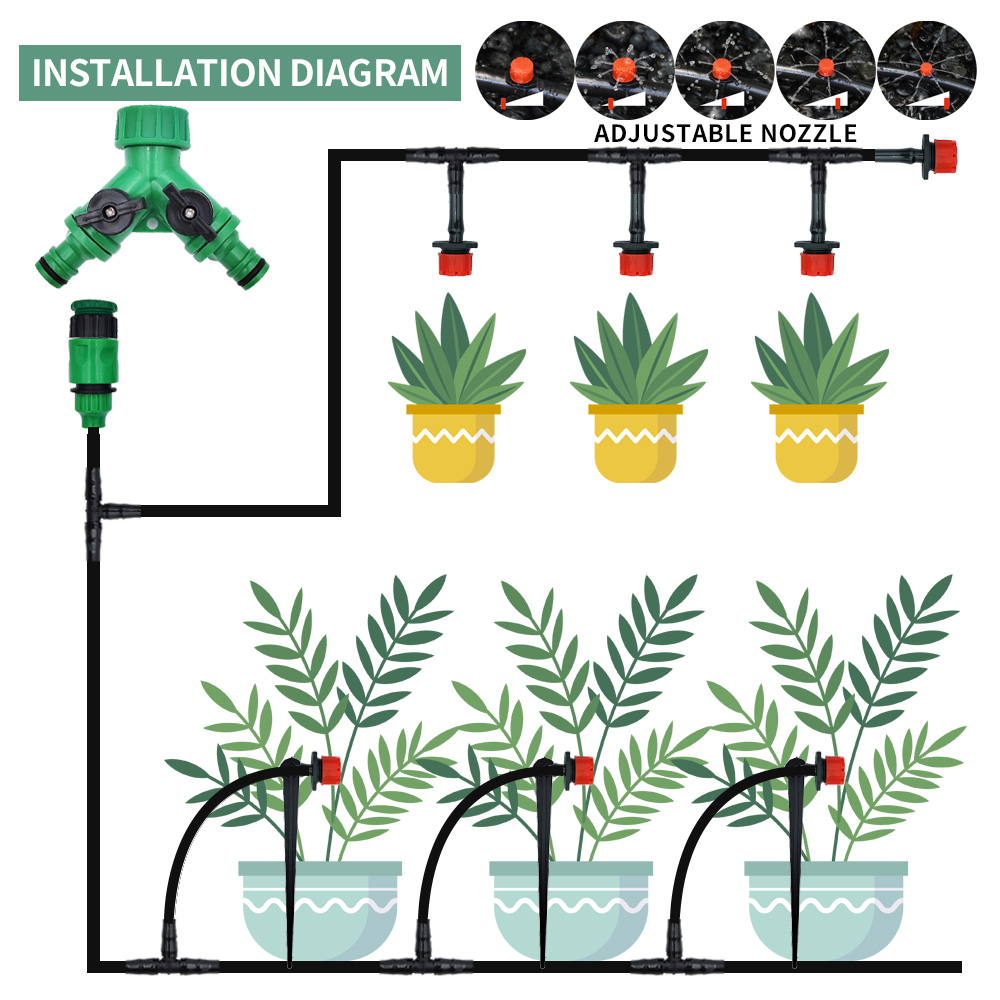 Greenhouse 15M-30M DIY Drip Ir - огляд і ціна Smart Garden Hose