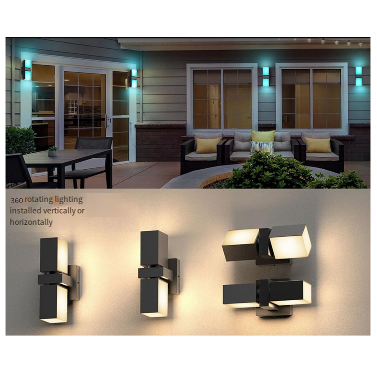 AA19 LED Wall Light Dual Head  - огляд і ціна Smart Garden Fence