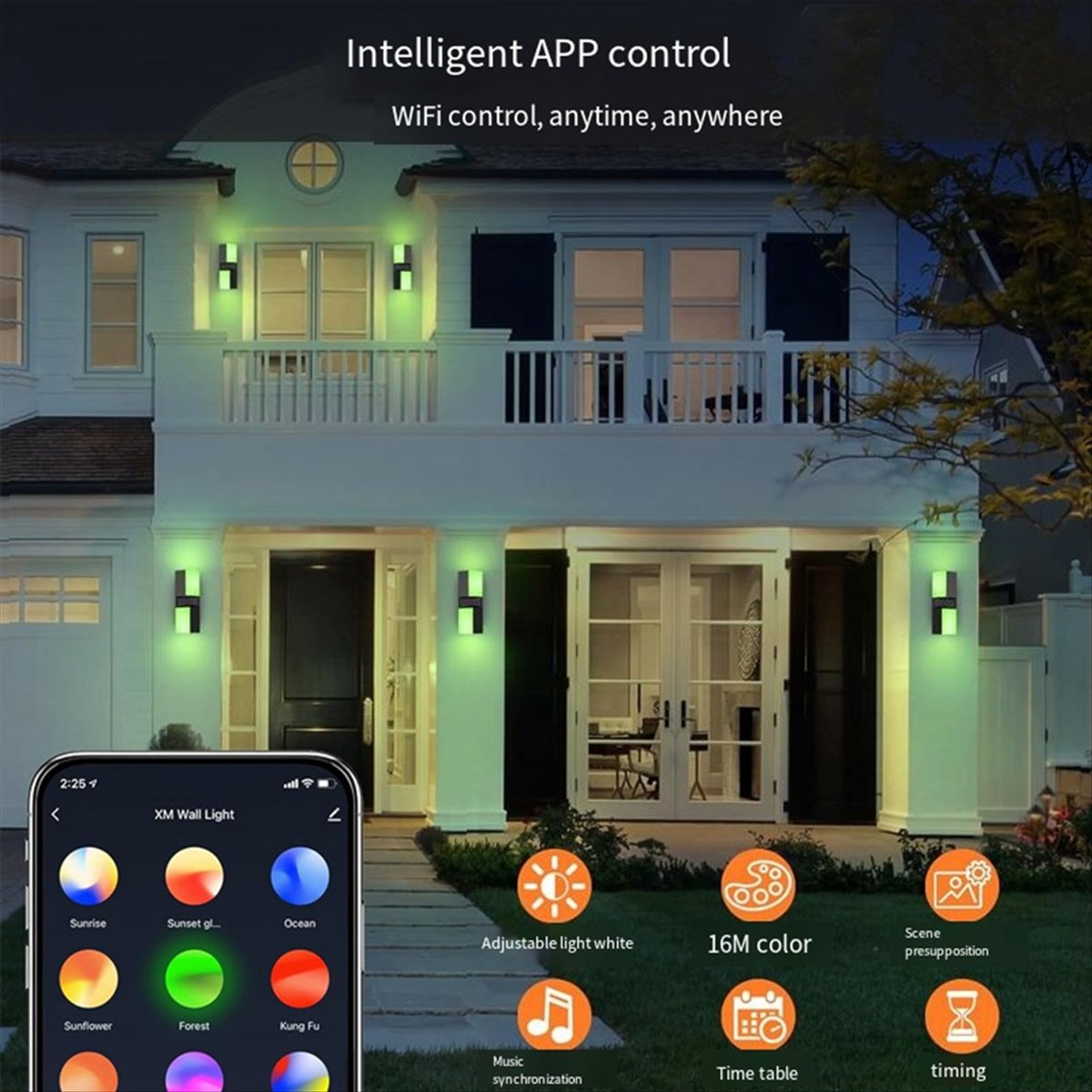 AA19 LED Wall Light Dual Head  - огляд і ціна Smart Garden Fence