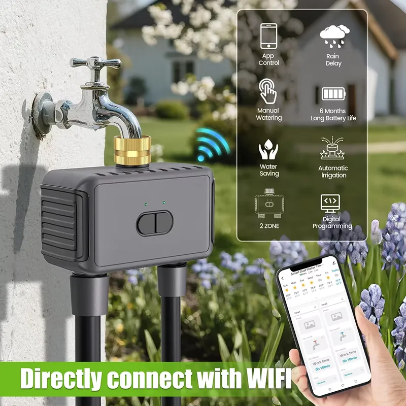 WAP01 WiFi APP Control Dual Ho - огляд і ціна Wifi Irrigation Timer