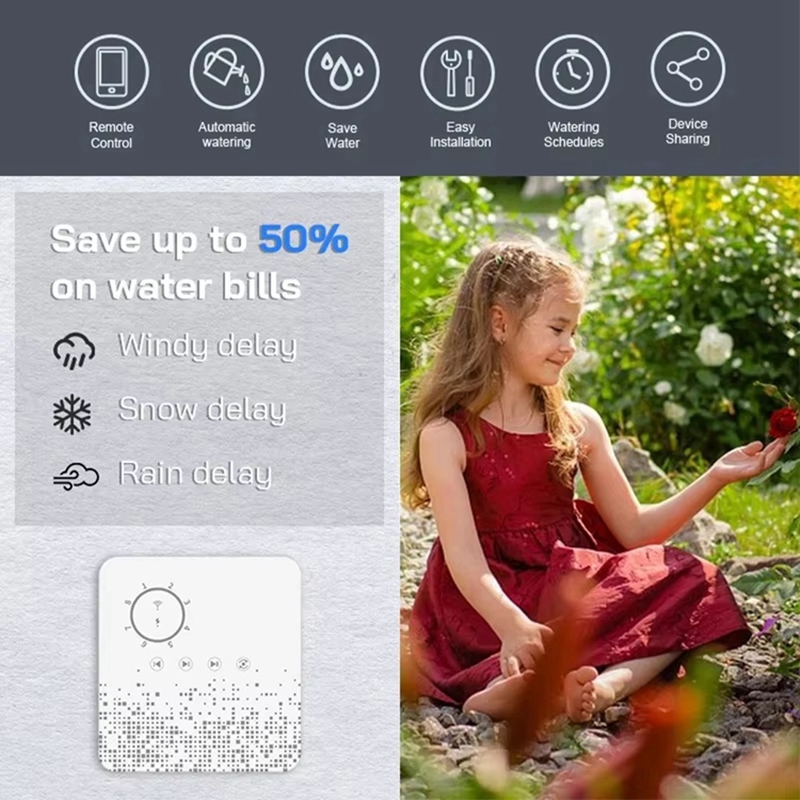 Tuya WiFi Smart Sprinkler Cont - огляд і ціна Wifi Irrigation Timer