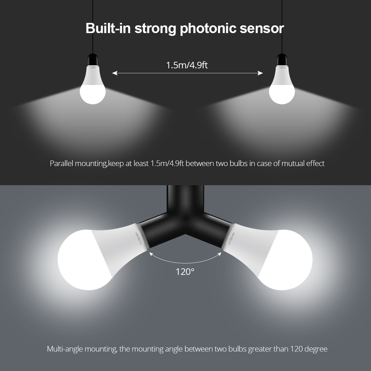 AC110V/220V Day Night Light Au - огляд і ціна Smart Garden Festoon Lights