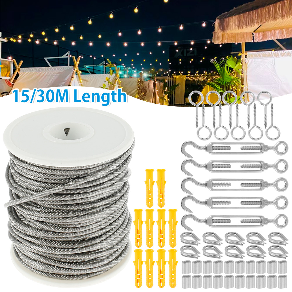 15M/30M Wire Cable Rope Stainl - огляд і ціна Smart Garden Fence