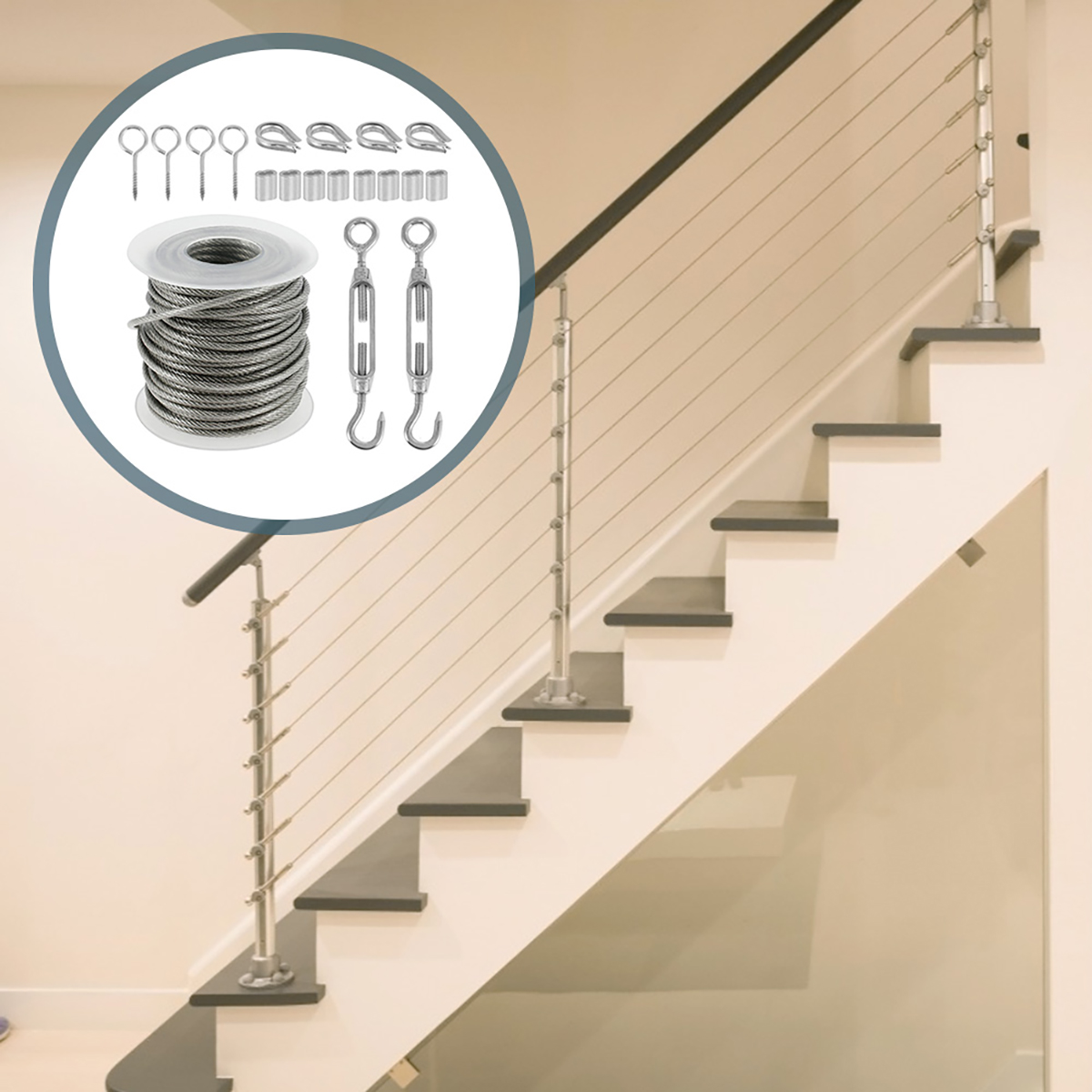 15M/30M Wire Cable Rope Stainl - огляд і ціна Smart Garden Fence