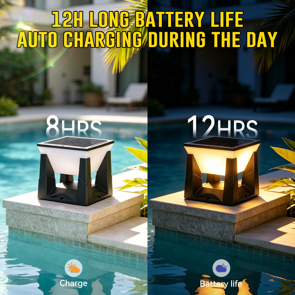 IP65 LED Solar Post Light Outd - огляд і ціна Smart Garden Fence