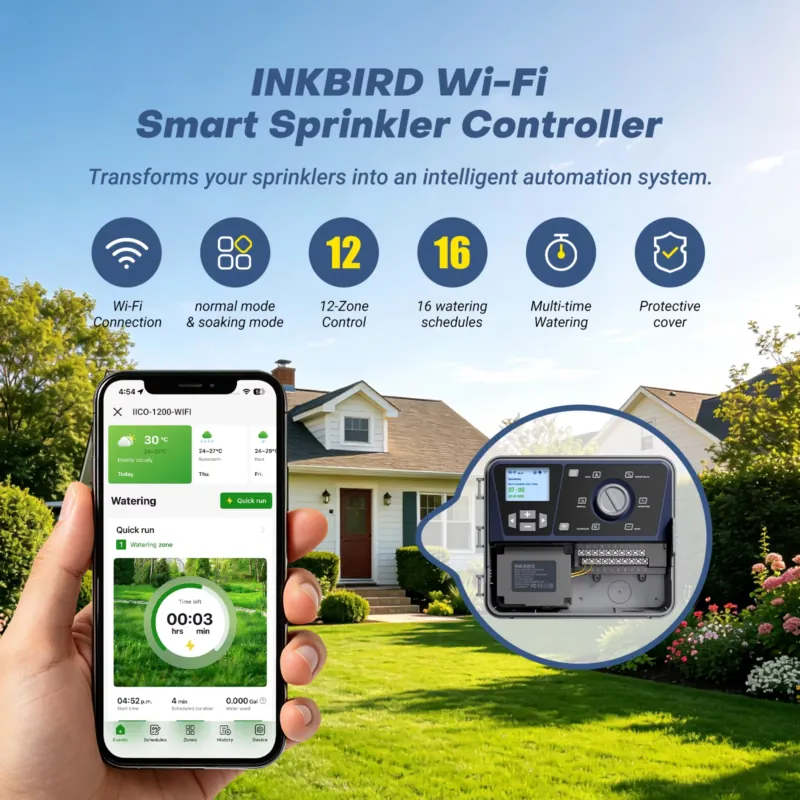Inkbird 12 Station Smart Sprin - огляд і ціна Wifi Irrigation Timer