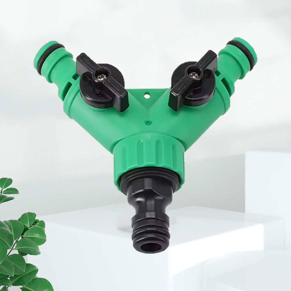 2-Way Garden Hose Splitter Y C - огляд і ціна Smart Garden Hose Valve