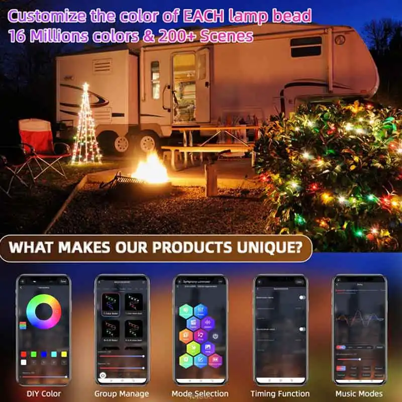 Led Fairy Light Strip Christma - огляд і ціна Smart Garden Festoon Lights