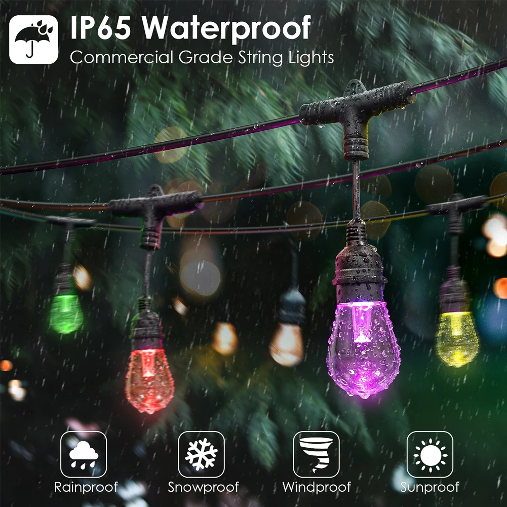 10m 20m 30m Smart LED String L - огляд і ціна Smart Garden Festoon Lights