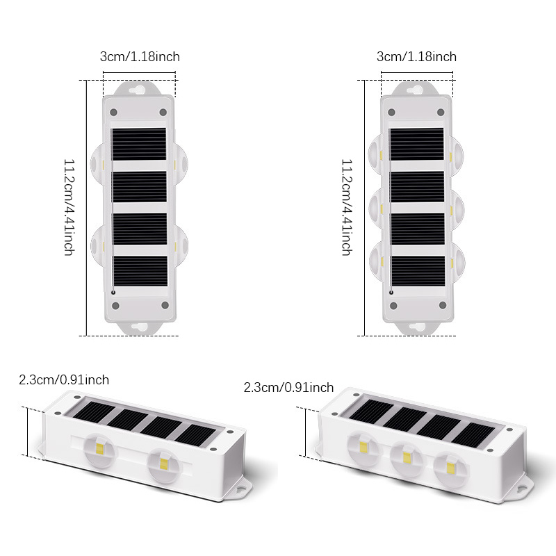 Pop 4Pcs Solar Wall Lights Wit - огляд і ціна Smart Garden Fence