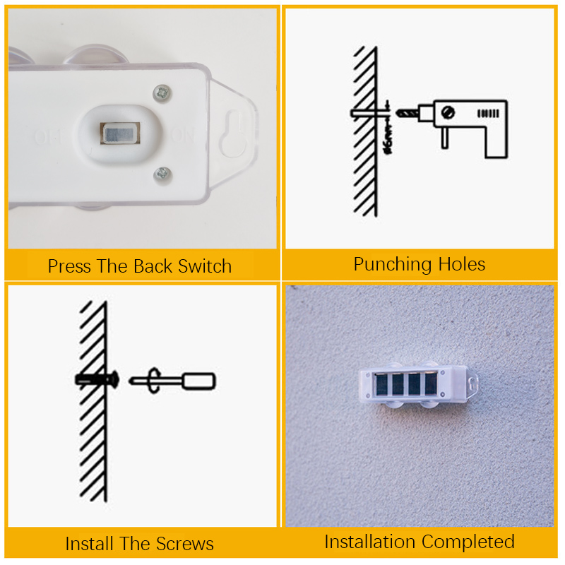 Pop 4Pcs Solar Wall Lights Wit - огляд і ціна Smart Garden Fence